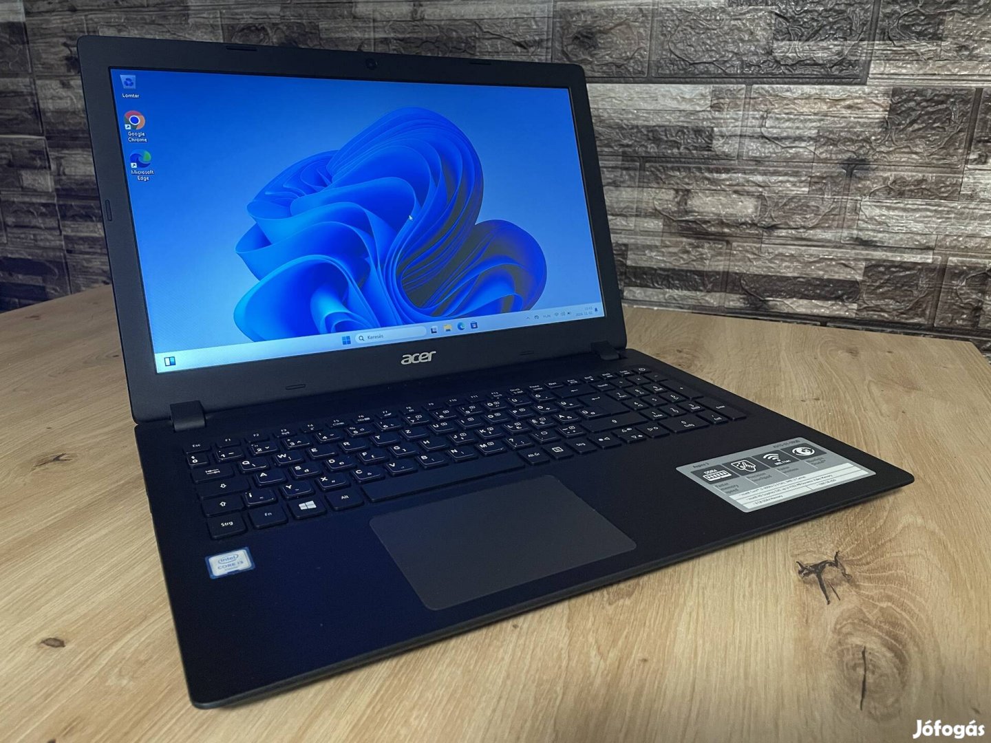 Eladó Acer 6gen i3 laptop (8GB DDR4, 1TB HDD, 15.6")