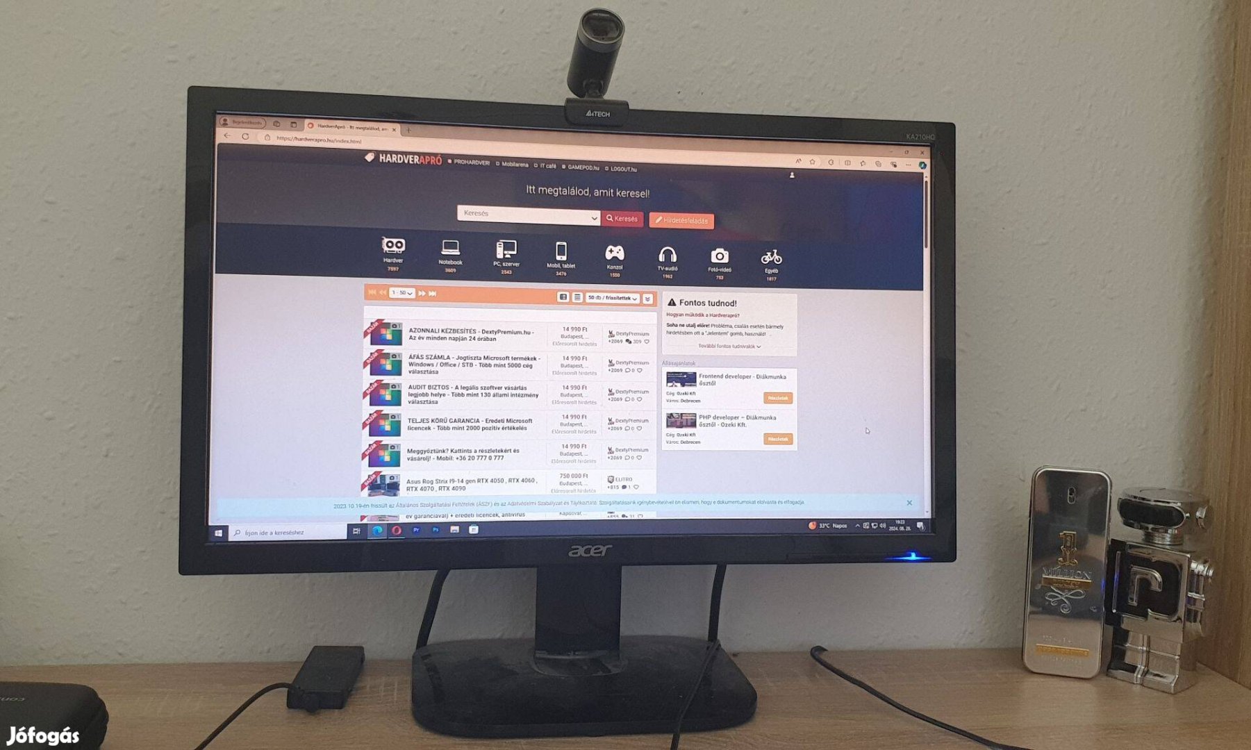 Eladó Acer KA210HQ Monitor