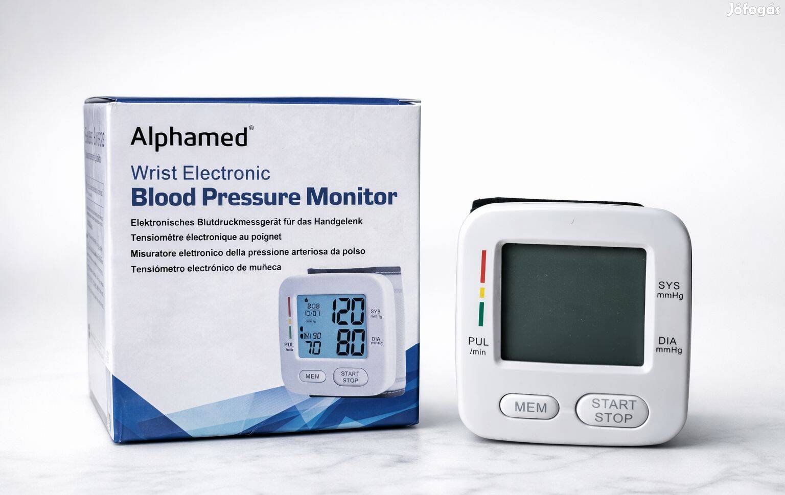 Eladó Alphamed Csuklós Vérnyomásmérő Prémium Funkciókkal!