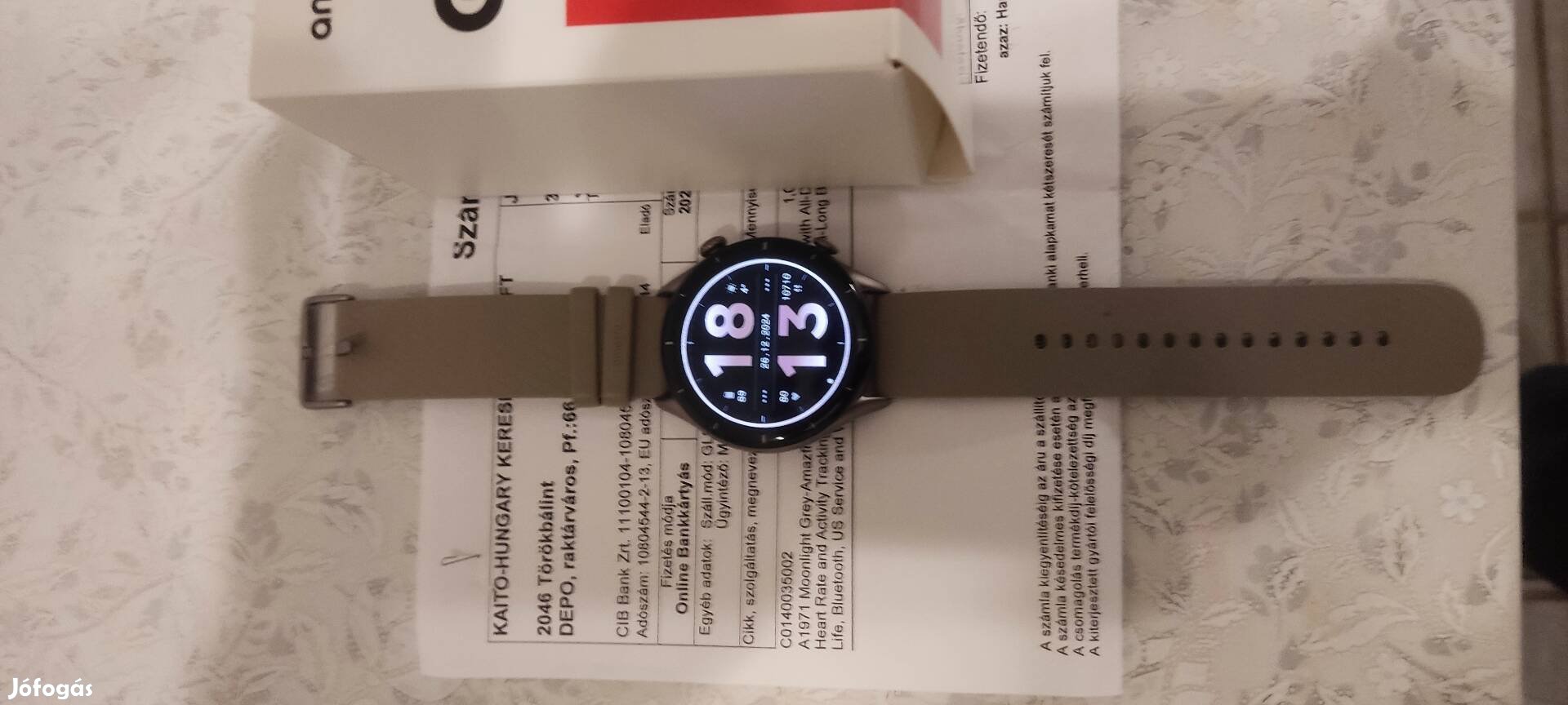 Eladó Amazfit GTR3 okosóra!