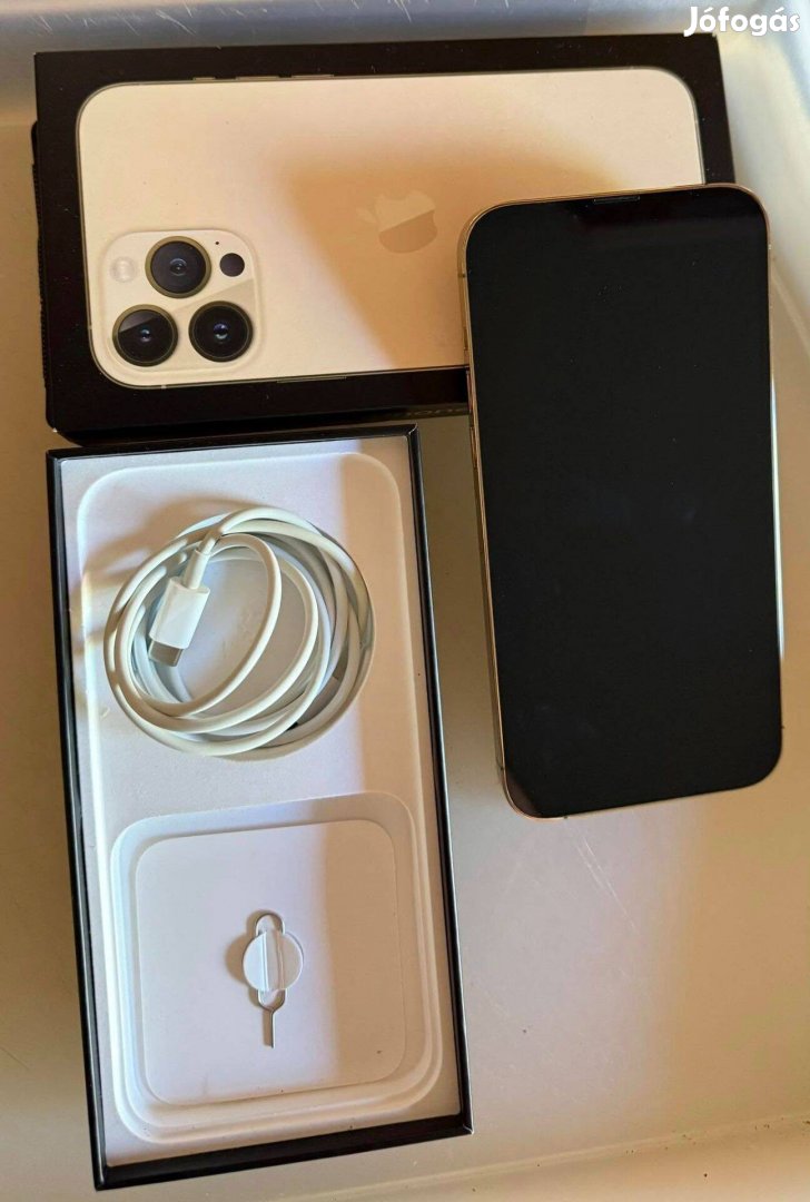 Eladó Apple Iphone 13 Pro Max, Gold,128 GB-os okostelefon