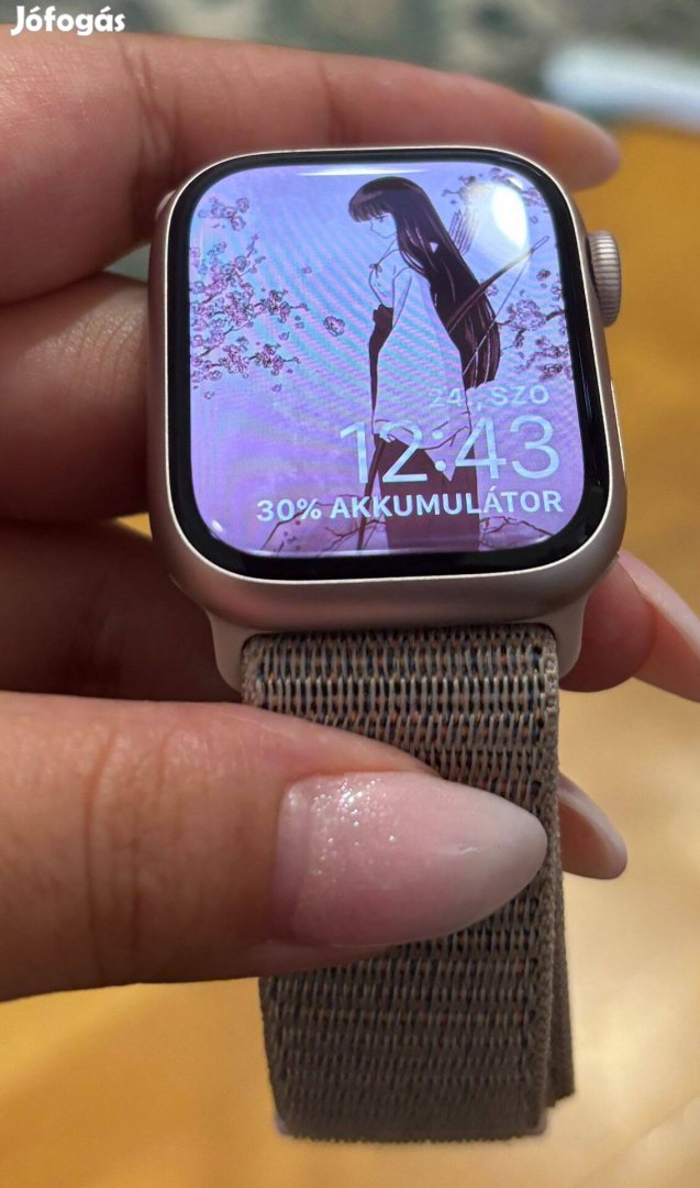 Eladó Apple Watch S9 41mm okosóra (Az ár minimálisan alkuképes)