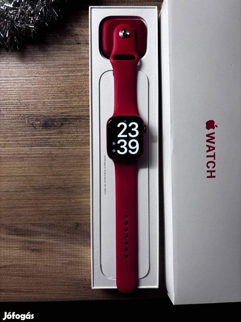 Eladó Apple Watch Series 6 44mm Red Edition - Kiváló állapotban