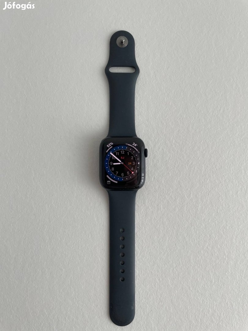 Eladó Apple Watch Series 7 GPS 45mm, Midnight szín, szíjakkal együtt