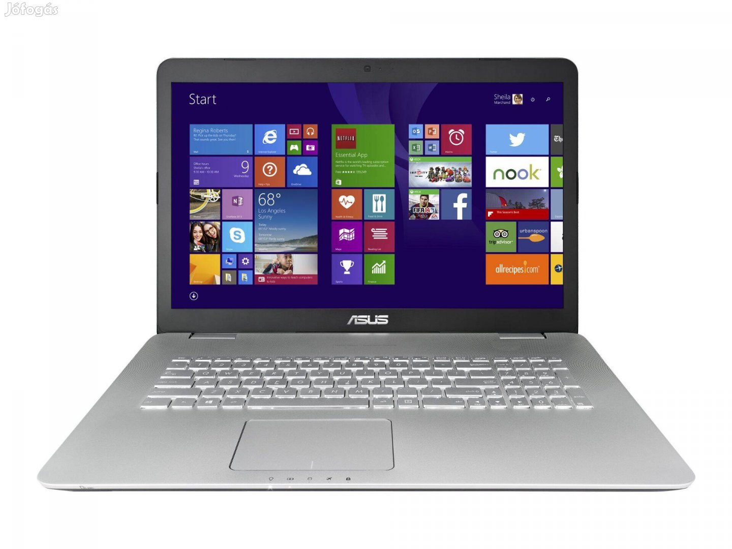 Eladó Asus N751 JK laptop