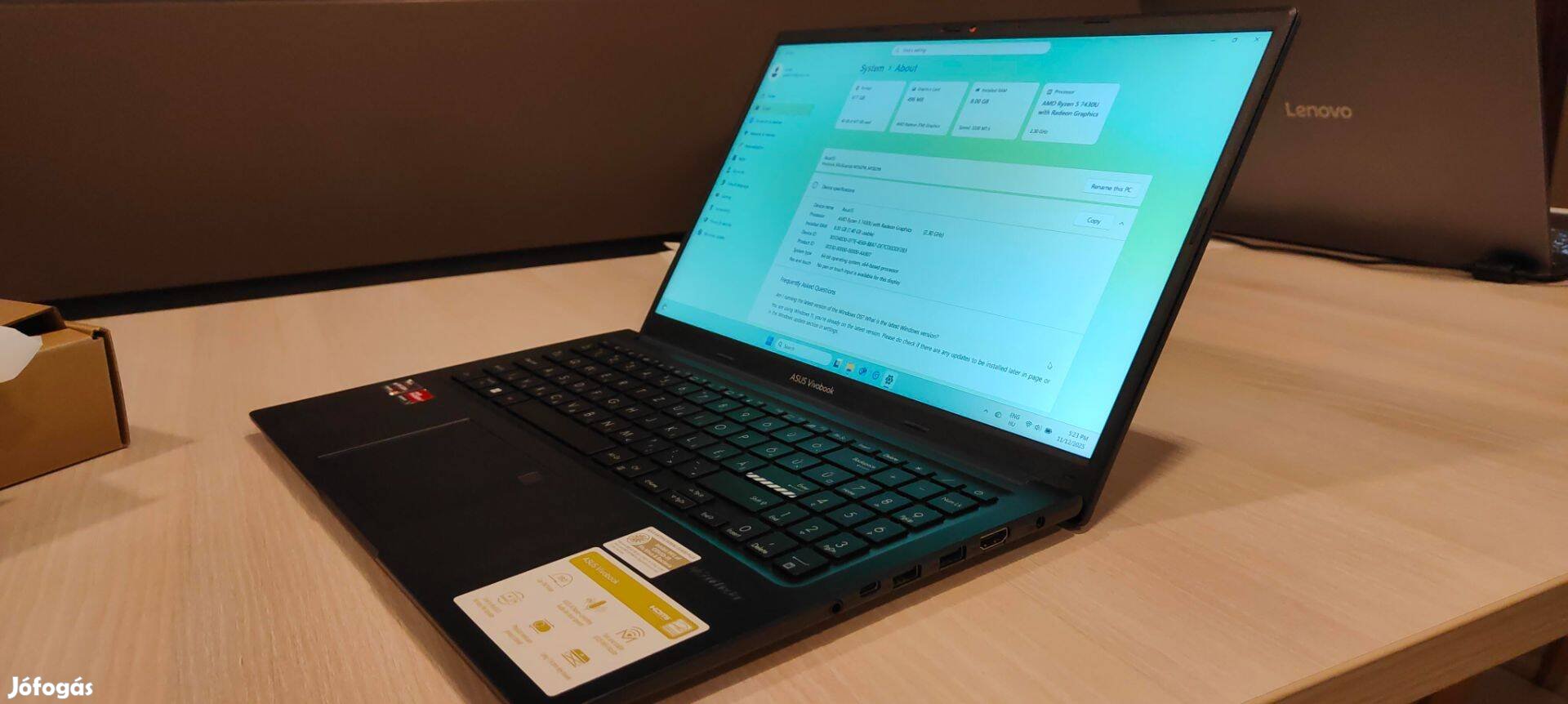 Eladó Asus Vivobook M1502Y-NJ365 laptop kiváló állapotban