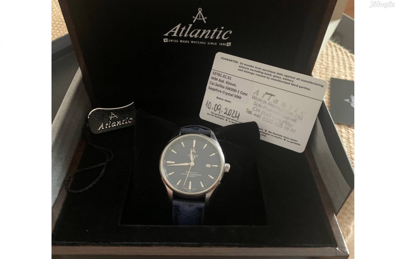 Eladó Atlantic automata svájci óra