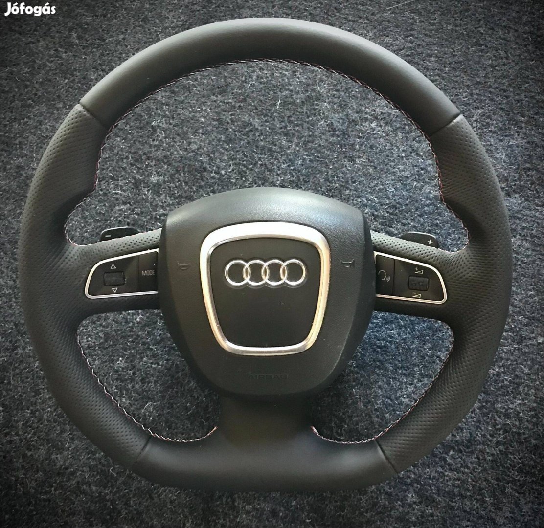 Eladó Audi B7 B8 Q5 Q7 A8 A6 A5 stb vágott aljú kormány, . Bp/posta