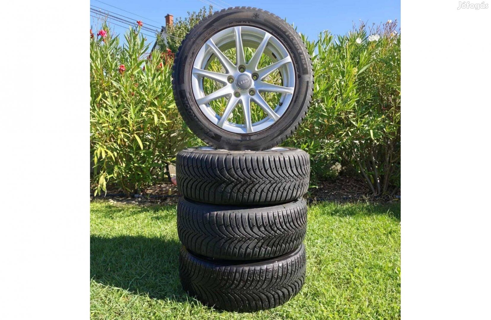 Eladó Audi, VW ( 5X112 ) alufelni, 205/55 R16 téligumival