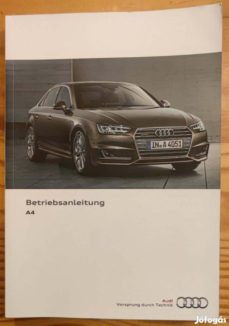 Eladó Audi gyári német kezelési használati útmutató 2015 A4 Avant