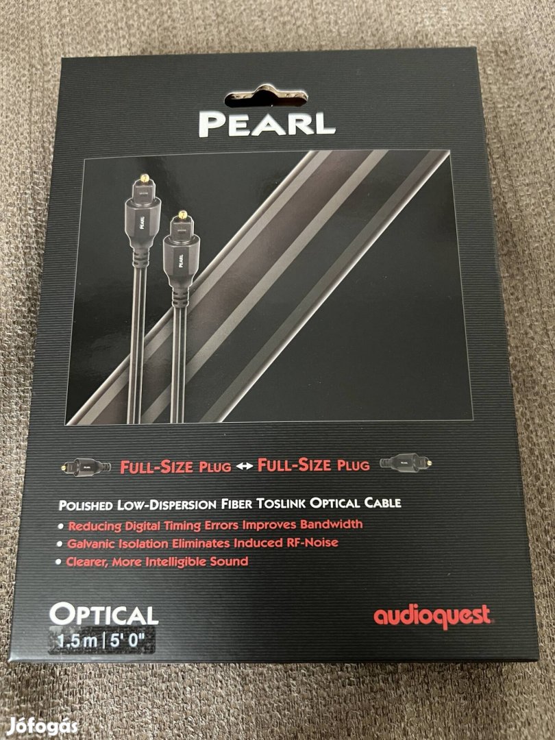Eladó Audioquest Pearl optikai kábel - 1.5m