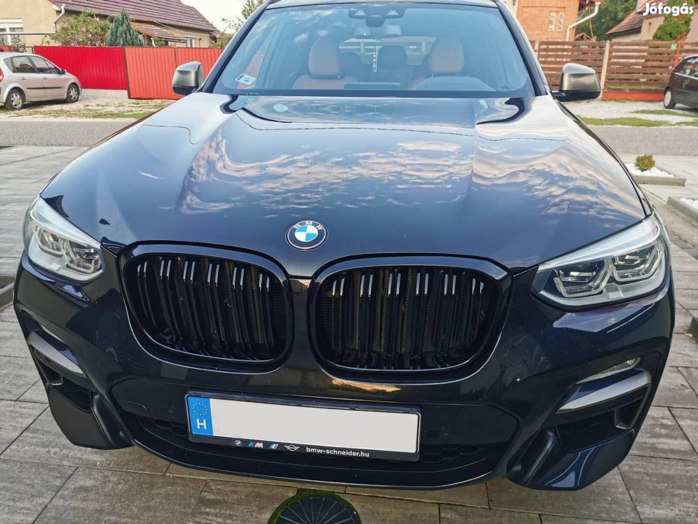 Eladó BMW G01 G02 ( x3 x4 ) díszrács vese lakk fekete dupla pálcás