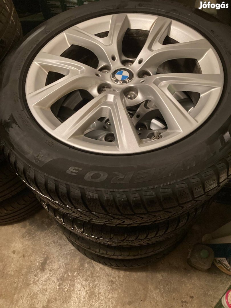 Eladó BMW alufelni garnitúra 5x112 17 205/60 r17 téli gumi