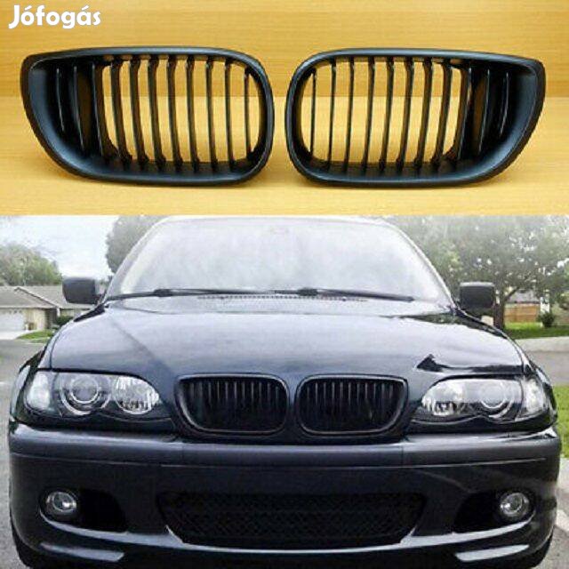 Eladó BMW e46 face sedan/touring vese hűtőrács matt fekete