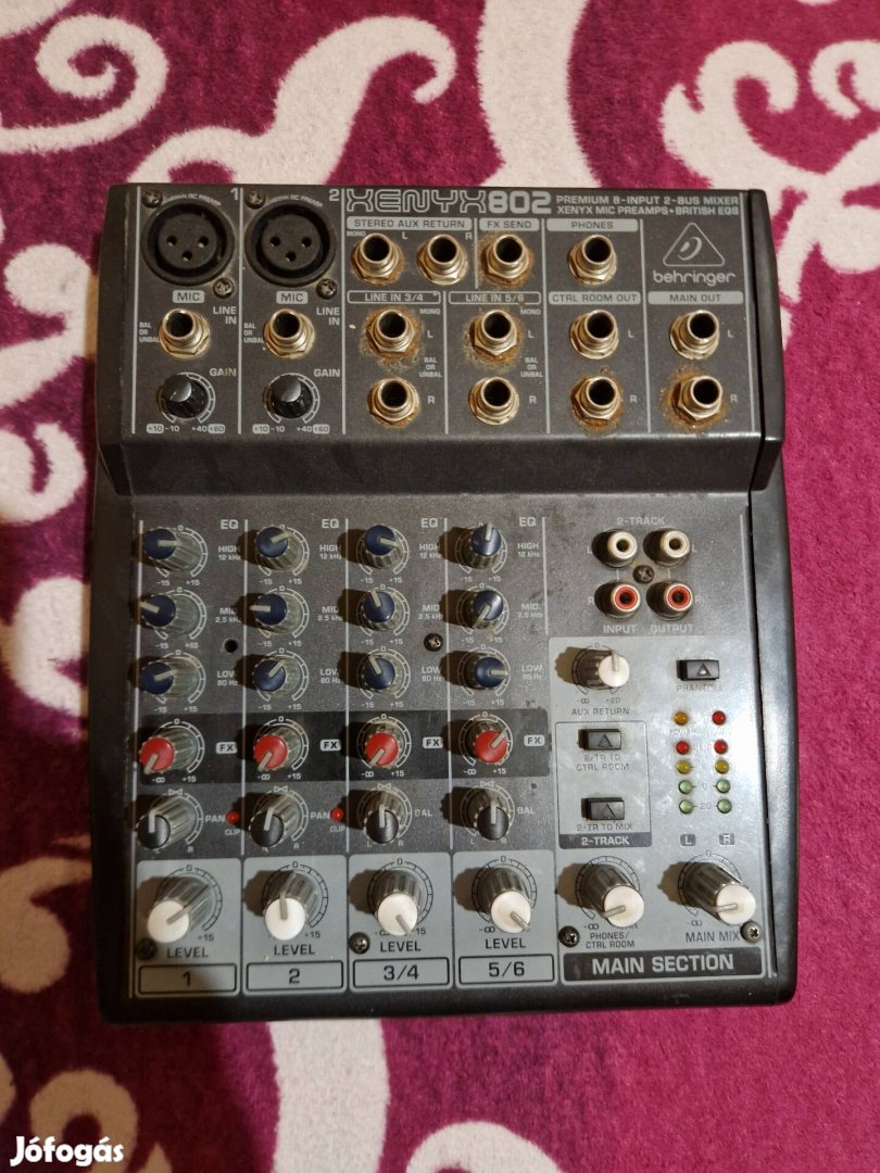 Eladó Behringer Xenyx 802 Analóg Keverőpult
