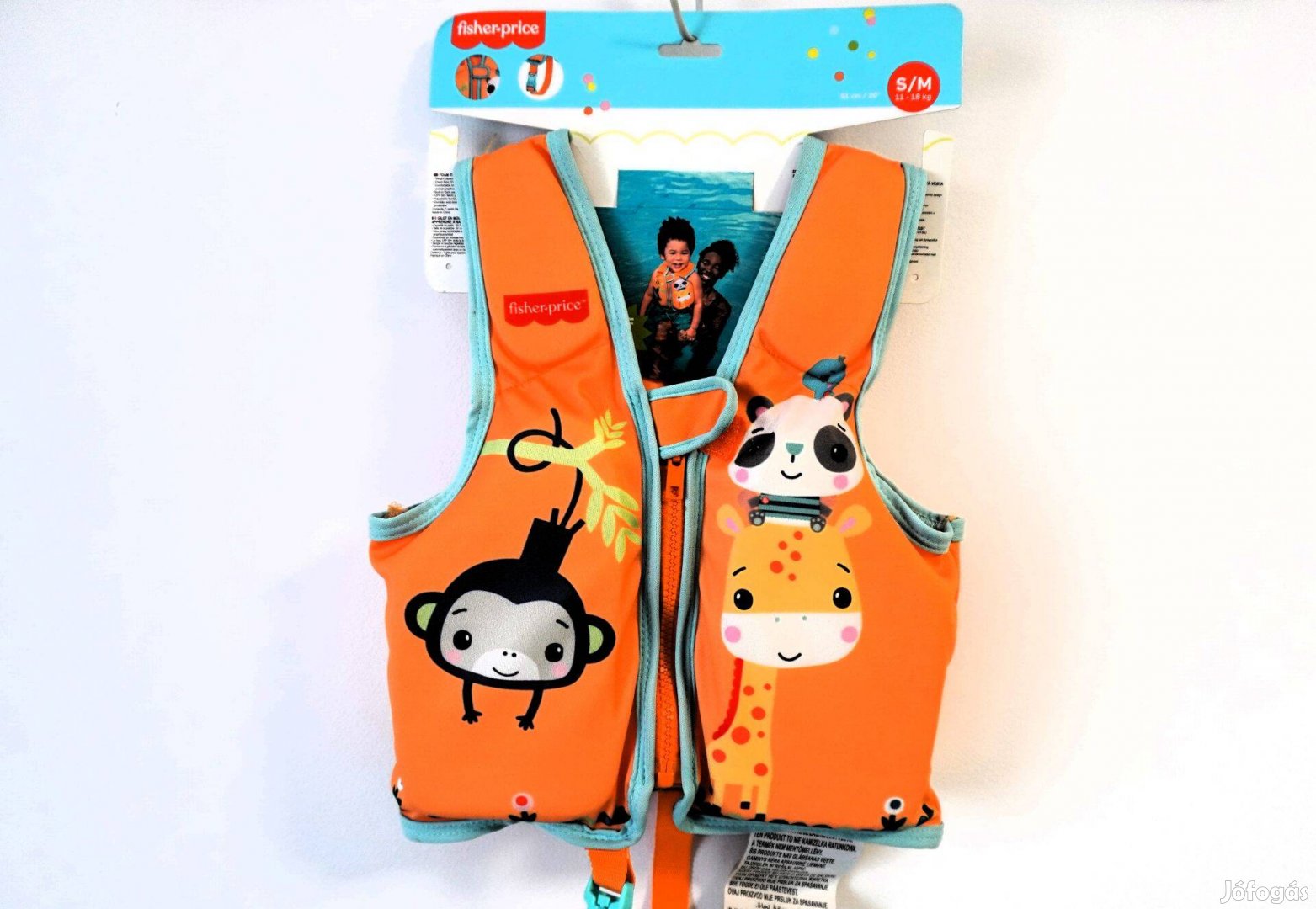 Eladó Bestway, Fisher Price biztonsági úszómellény gyerekeknek, 1-3 év