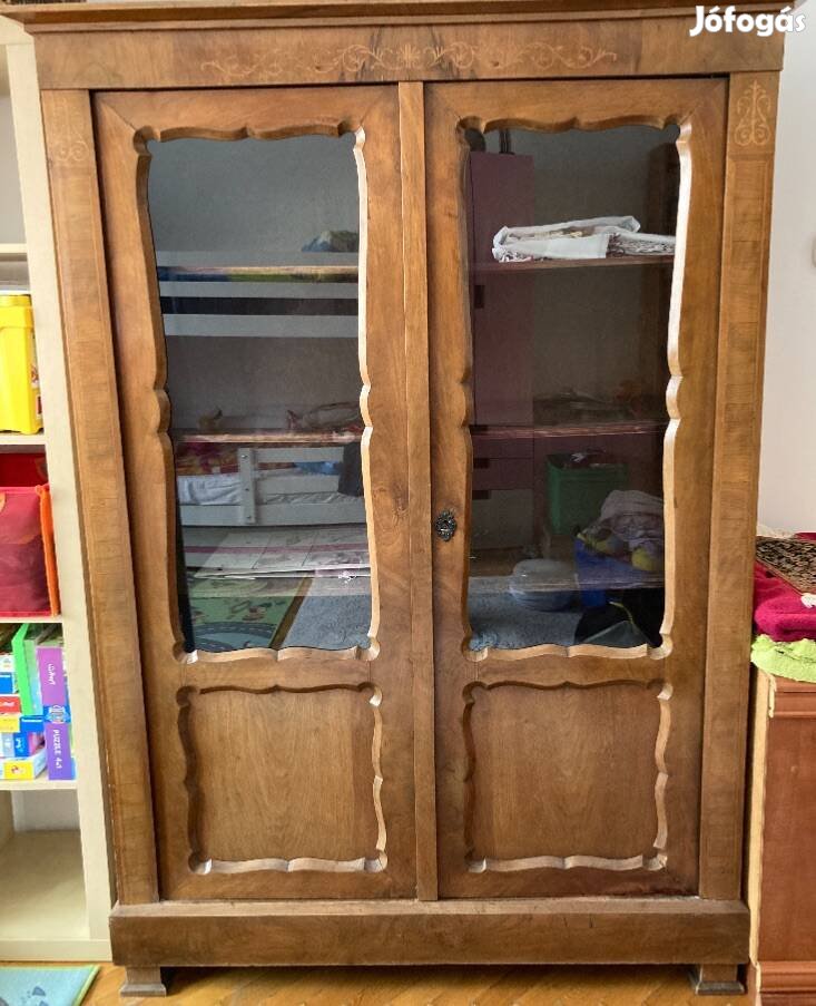 Eladó Biedermeier könyves szekrény