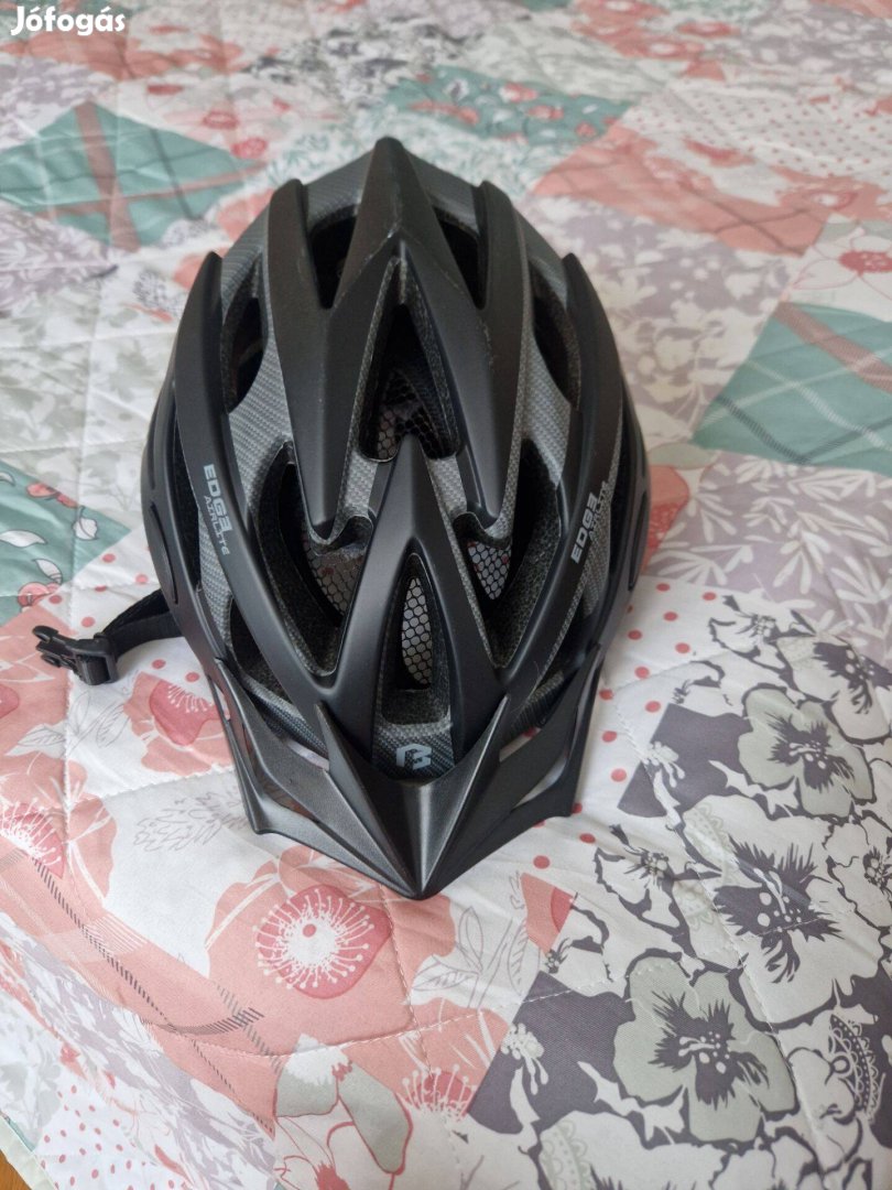 Eladó Bikefun biciklis fejvédő fekete L-es méret állítható pánttal