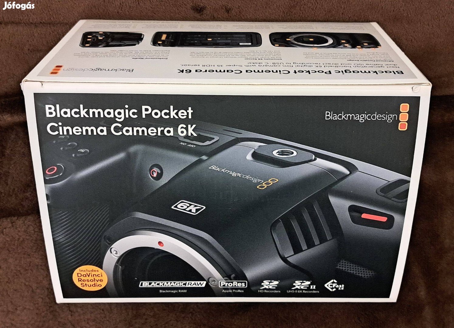 Eladó Blackmagic Design Cinema Camera 6K tartozékokkal
