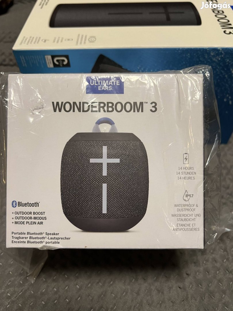 Eladó Bontatlan csomagolású Logitech Wonderboom 3 hangszóró