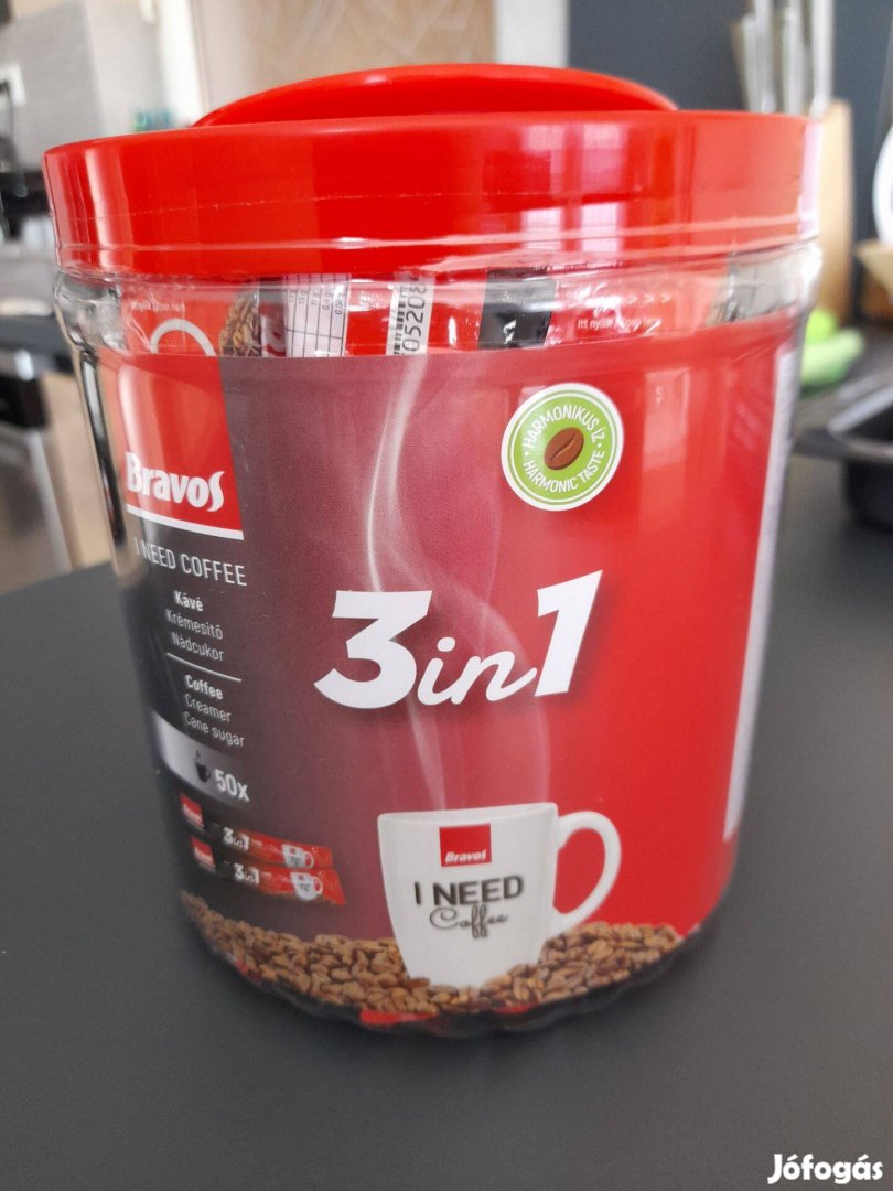 Eladó Bravos 3in1 kávé ( 50 db-os)