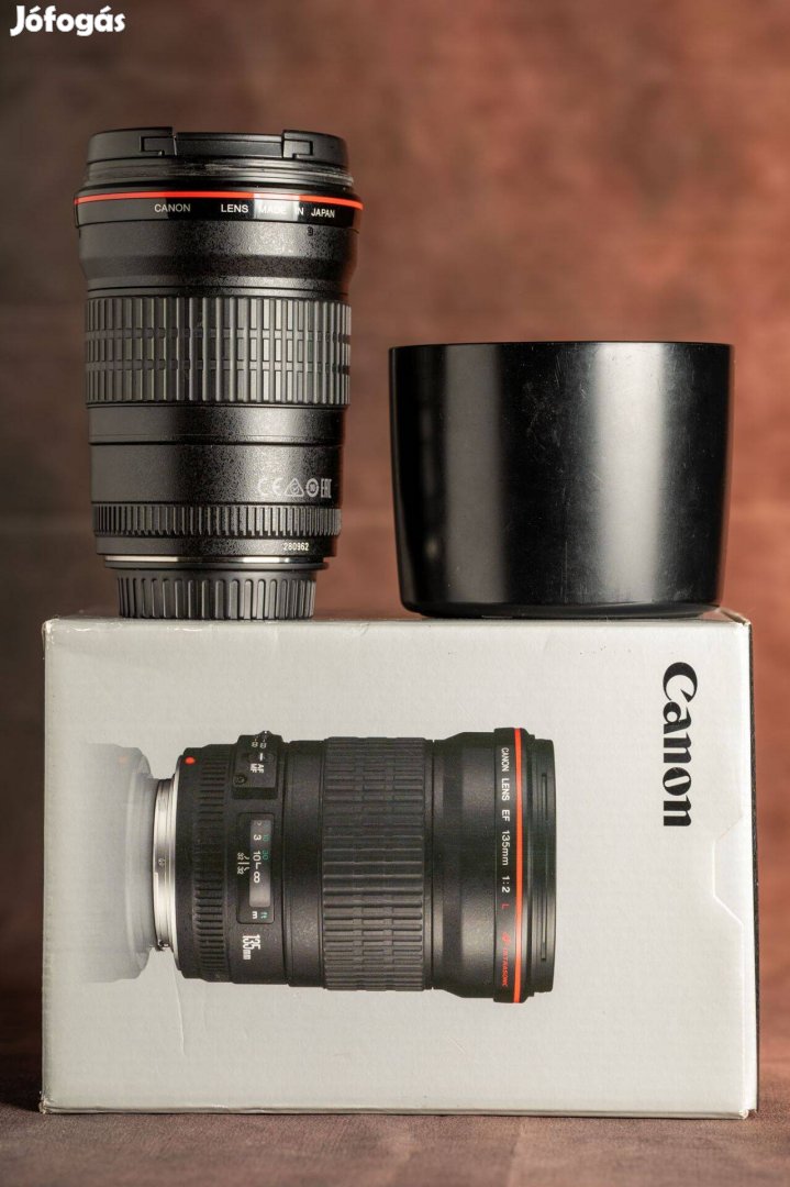 Eladó Canon EF 135mm f/2L USM kiváló állapotban