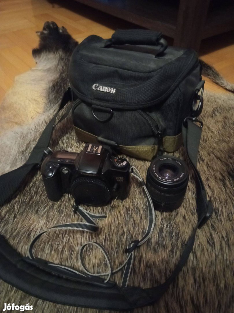 Eladó Canon EOS 3000 tükörreflex fényképezőgépobjektívtáskaf