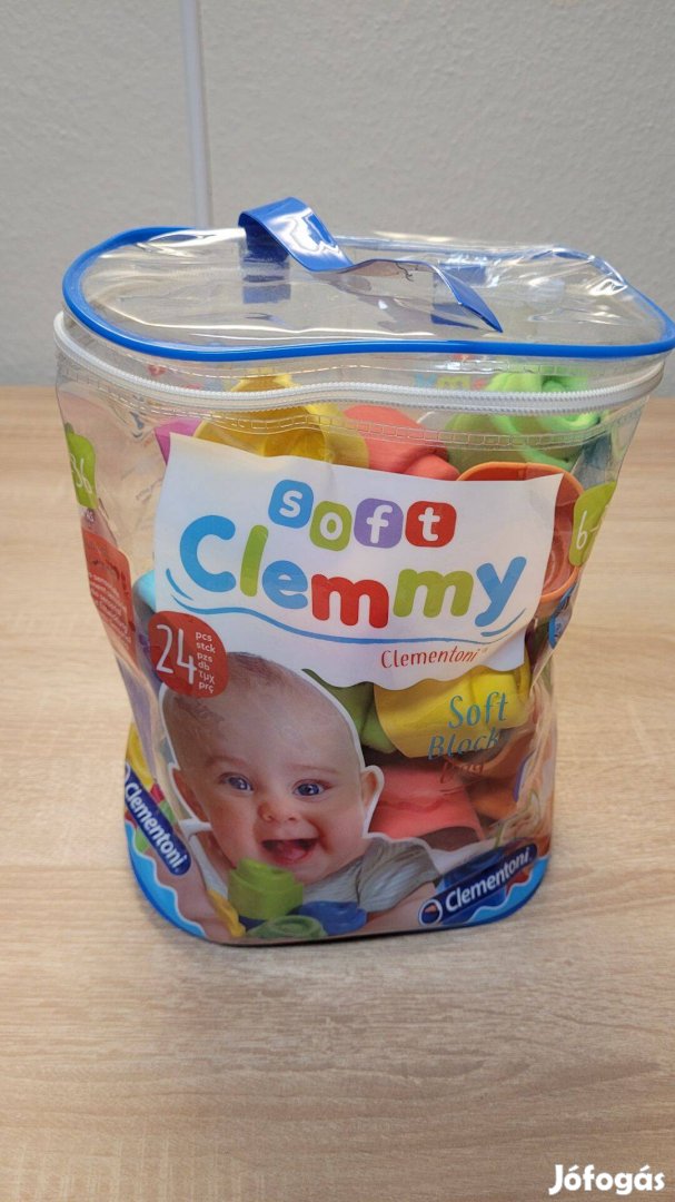 Eladó Clemmy Baby Puha építőkockák 24 db táskában