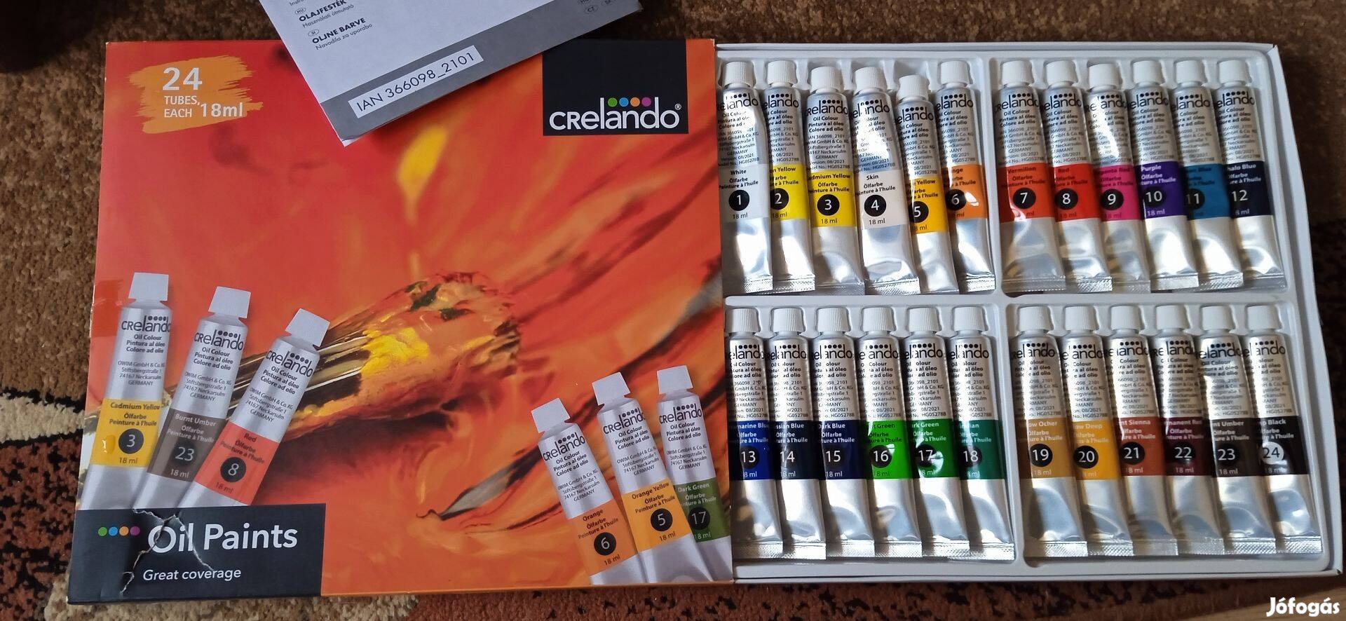 Eladó Crelando Olajfesték olaj festék Oil paints