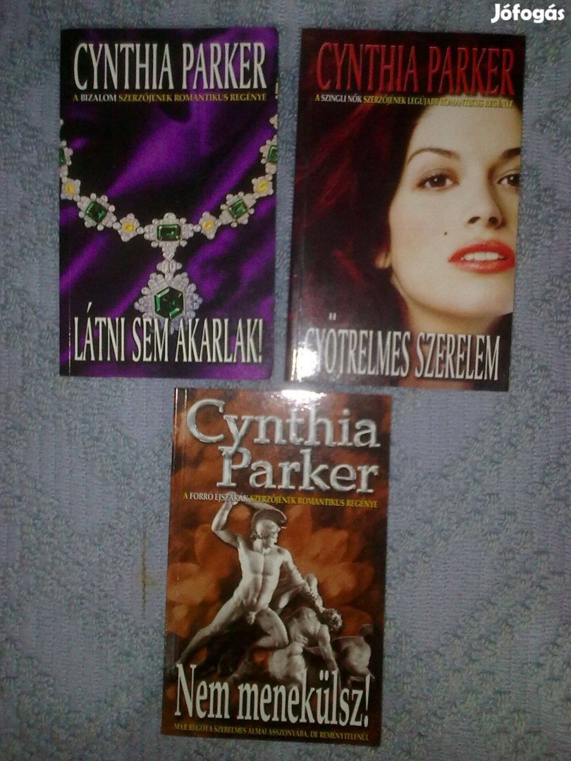 Eladó Cynthia Parker könyvek / Romantikus könyv