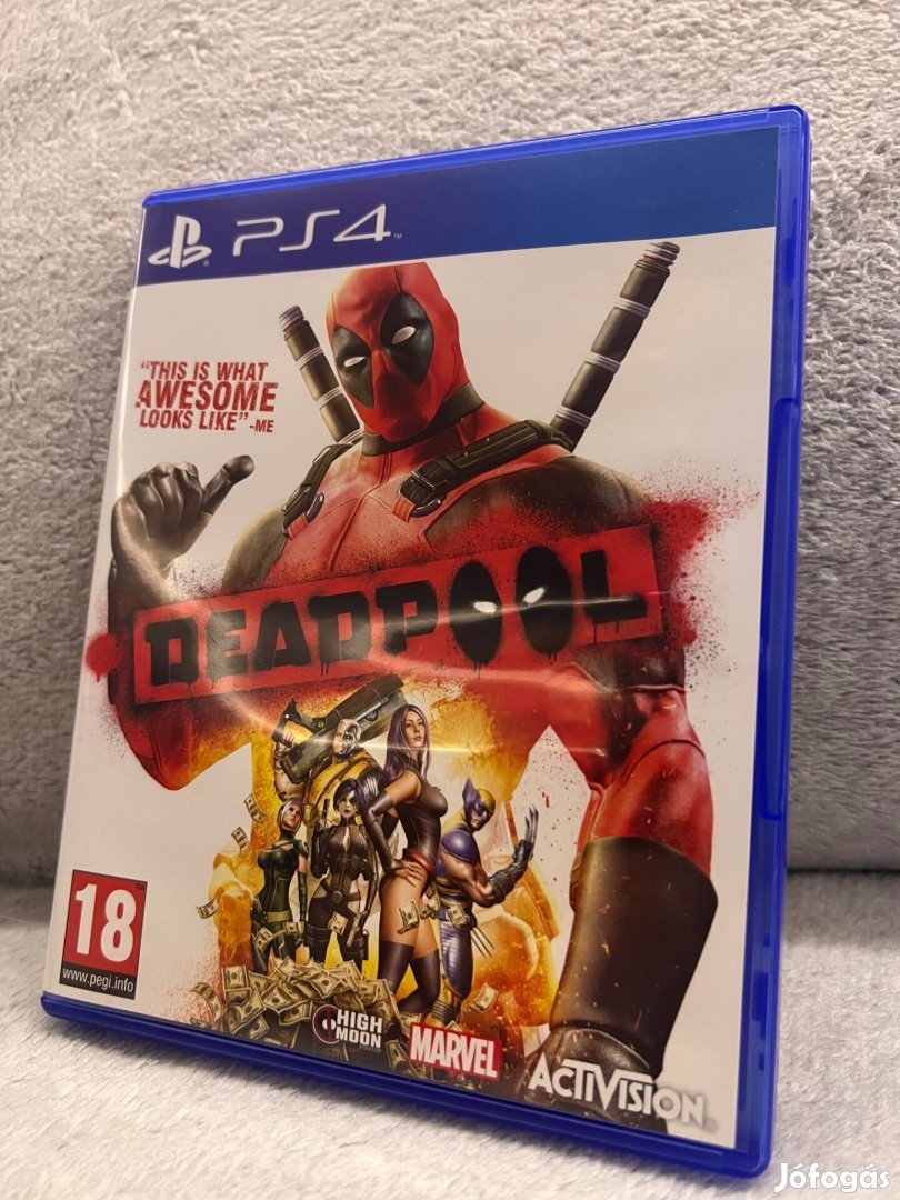 Eladó Deadpool ps4 játékom.Ritkaság,angol borítós,makulátlan