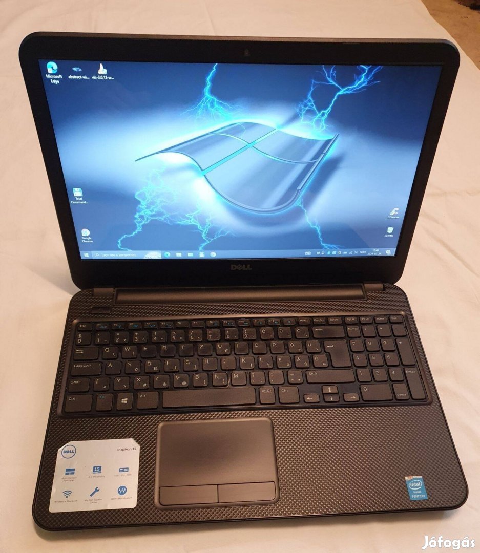 Eladó Dell Laptop,2127U cpu,5Gb DDR3 ram,120gb ssd,win10