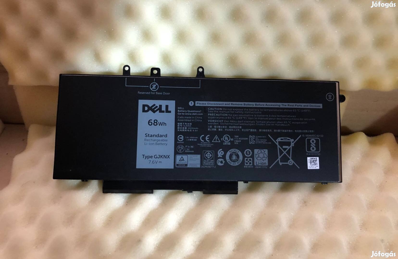 Eladó Dell Latitude 5480 5580 5280 gyári akkumulátor GD1JP , 0GD1JP Gj