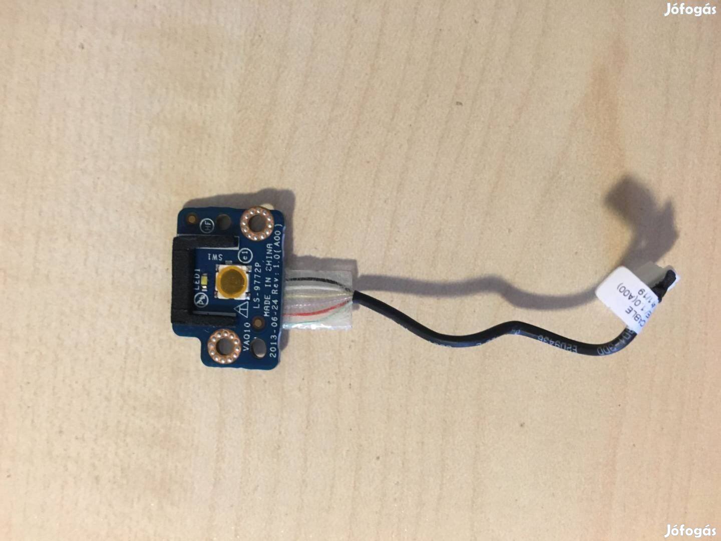 Eladó Dell Precision M4800 Bekapcsoló Gomb Bontott LS-9772P