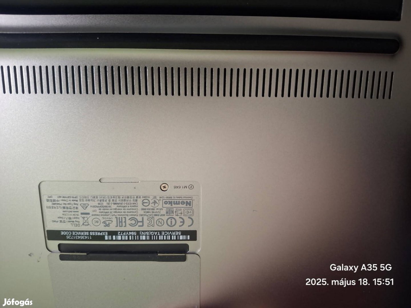 Eladó Dell XPS 13 P54G Notebook