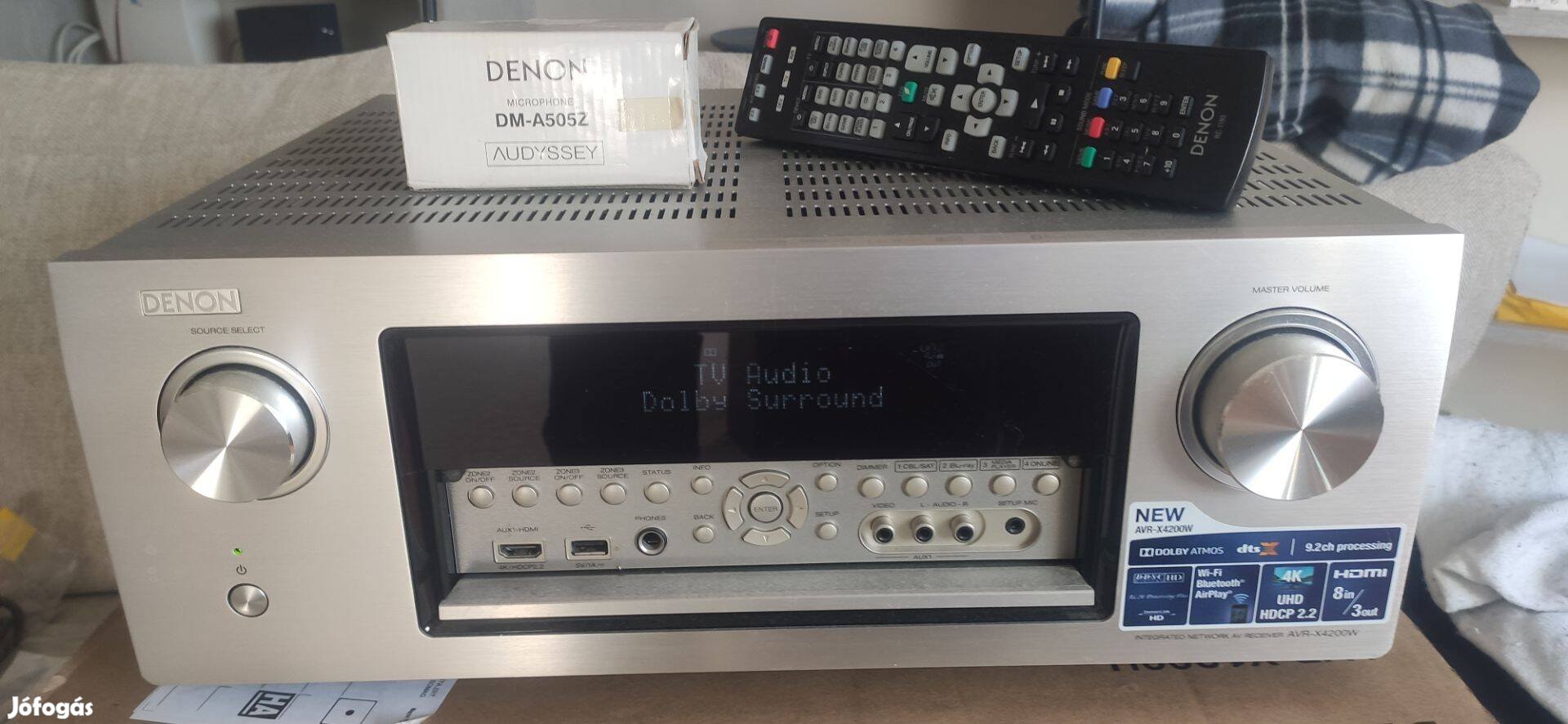 Eladó Denon AVR-X4200 házimozi erősítő