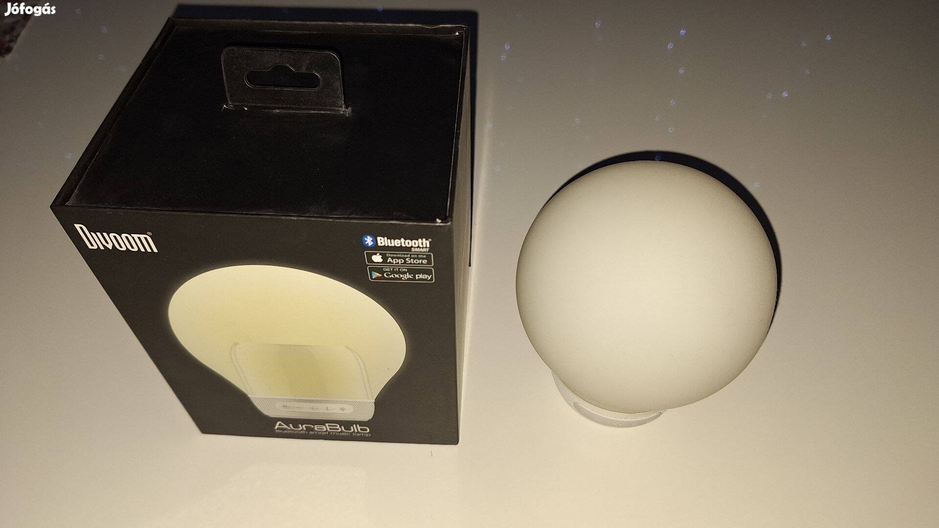 Eladó Divoom Aurabulb 5W Bluetooth Led világítós hangszóró