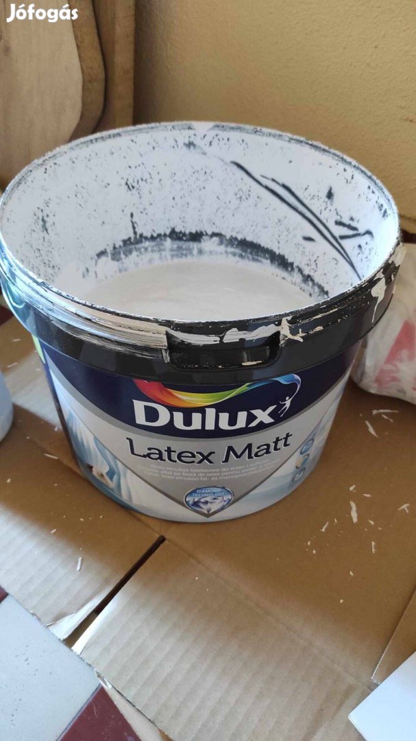 Eladó Dulux Latex Matt hófehér beltéri diszperziós latex fal festék