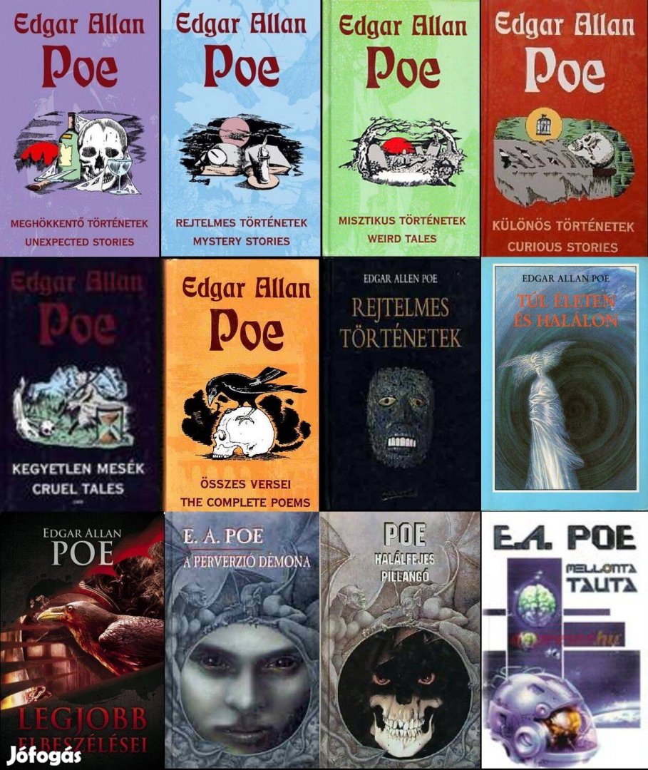 Eladó Edgar Allan Poe könyvcsomag