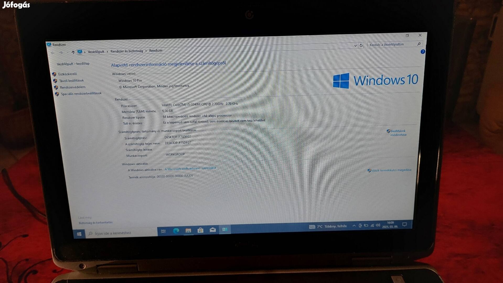 Eladó Egy Dell Latitude E6430 Típusú Laptop 