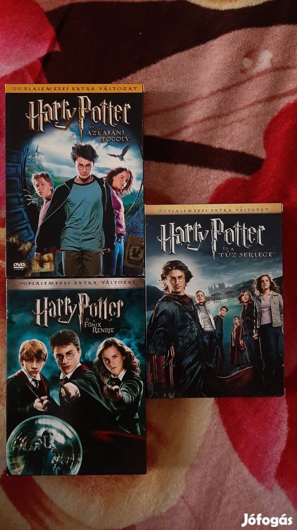 Eladó Egybe Harry Potter Duplalemezes Extra Változatos DVD - ék