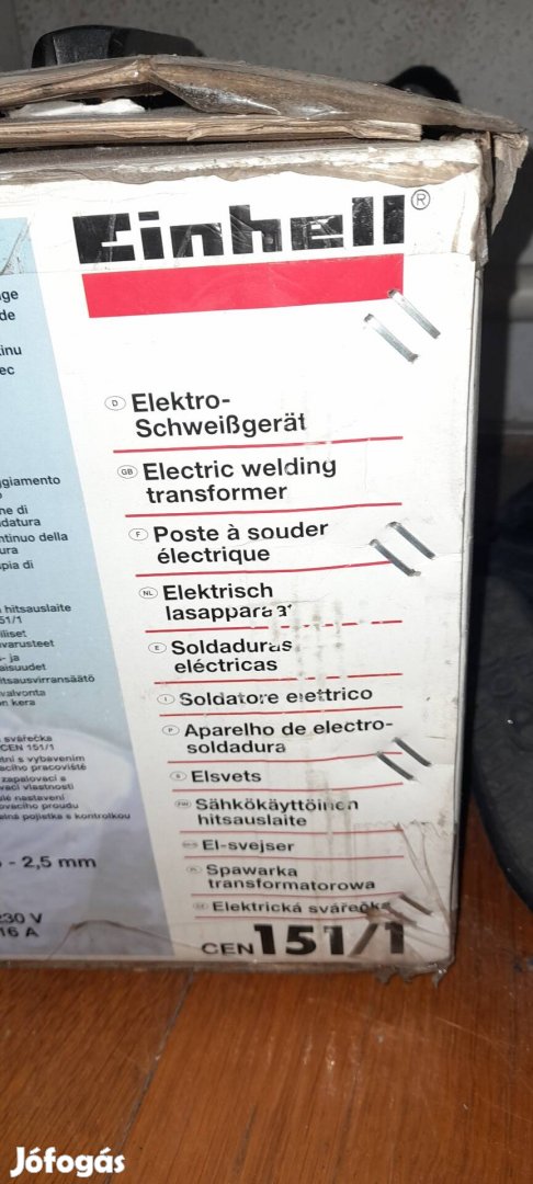 Eladó Einhell villany hegesztőgép - jó állapotban!