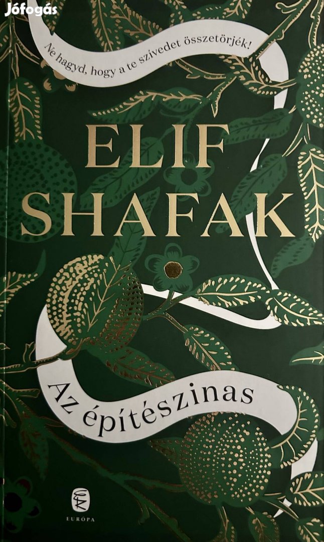 Eladó Elif Shafak Az építészinas című könyv