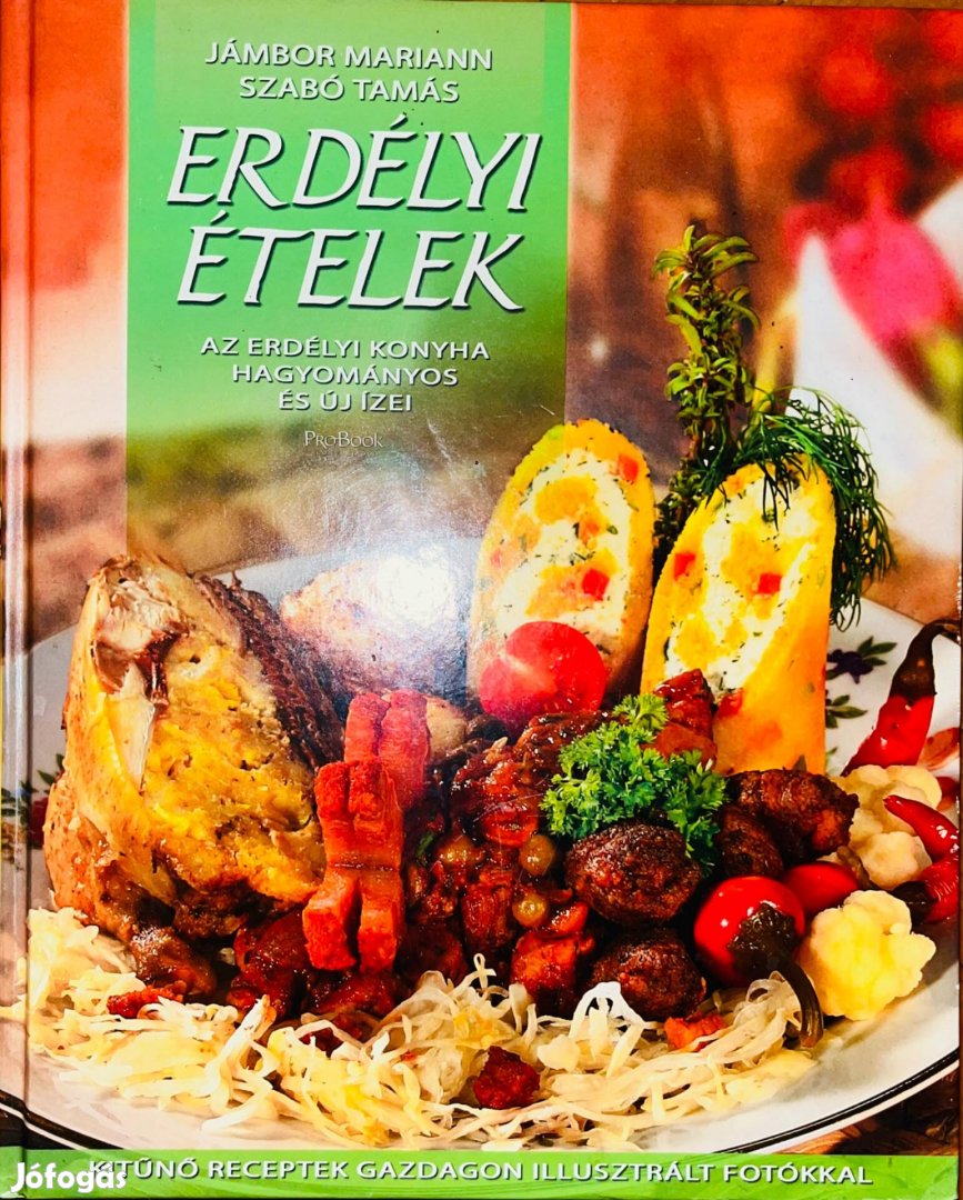 Eladó Erdélyi ételek című könyv