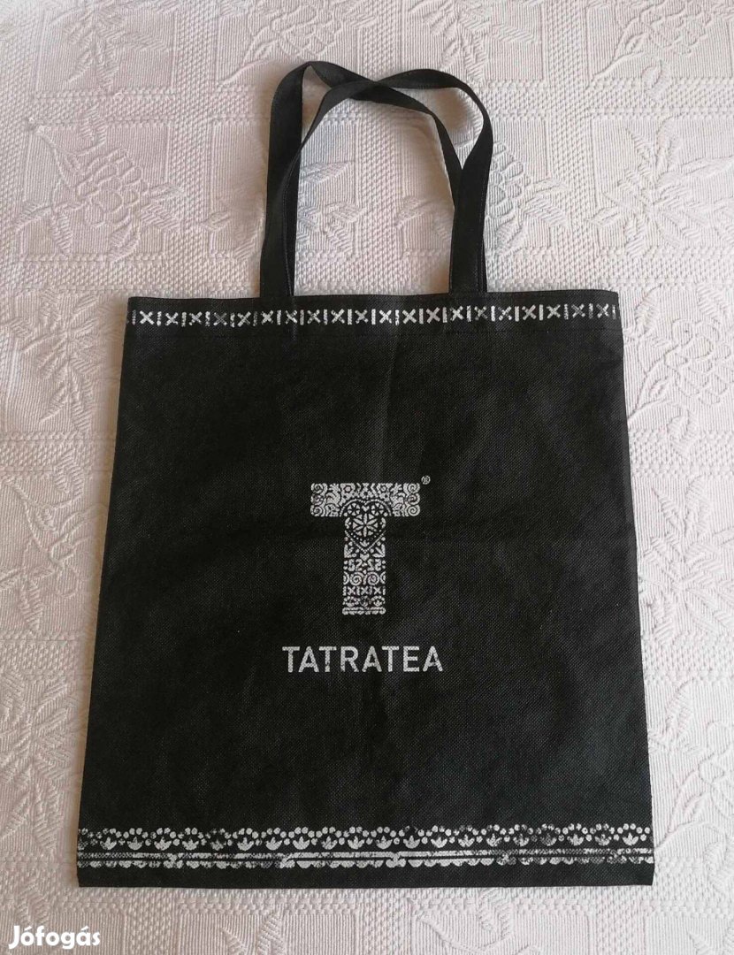 Eladó Eredeti Új "Tatratea" Fekete Textil Táska / Reklámszatyor