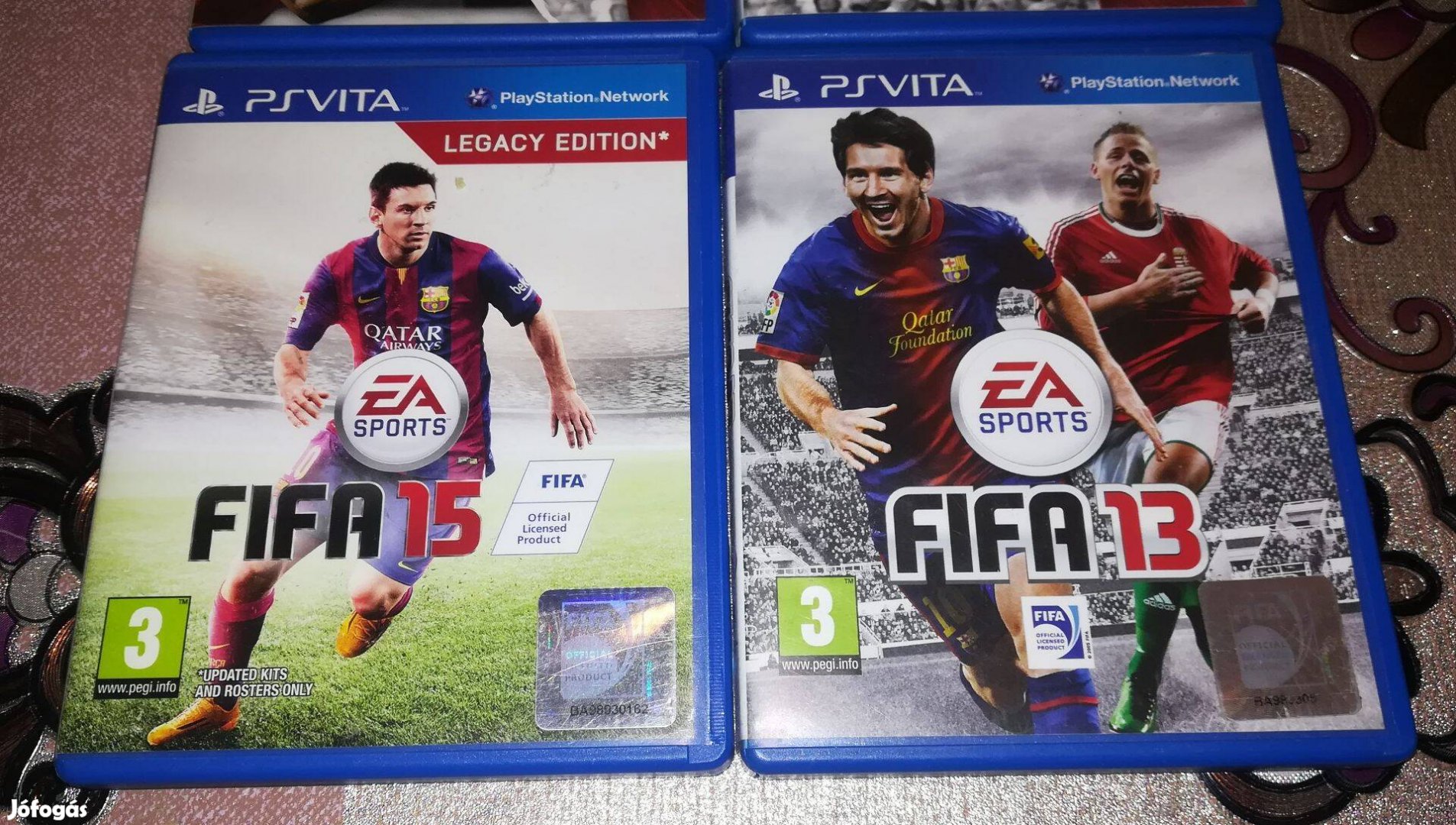 Eladó Fifa 13 és 15 (PS Vita)