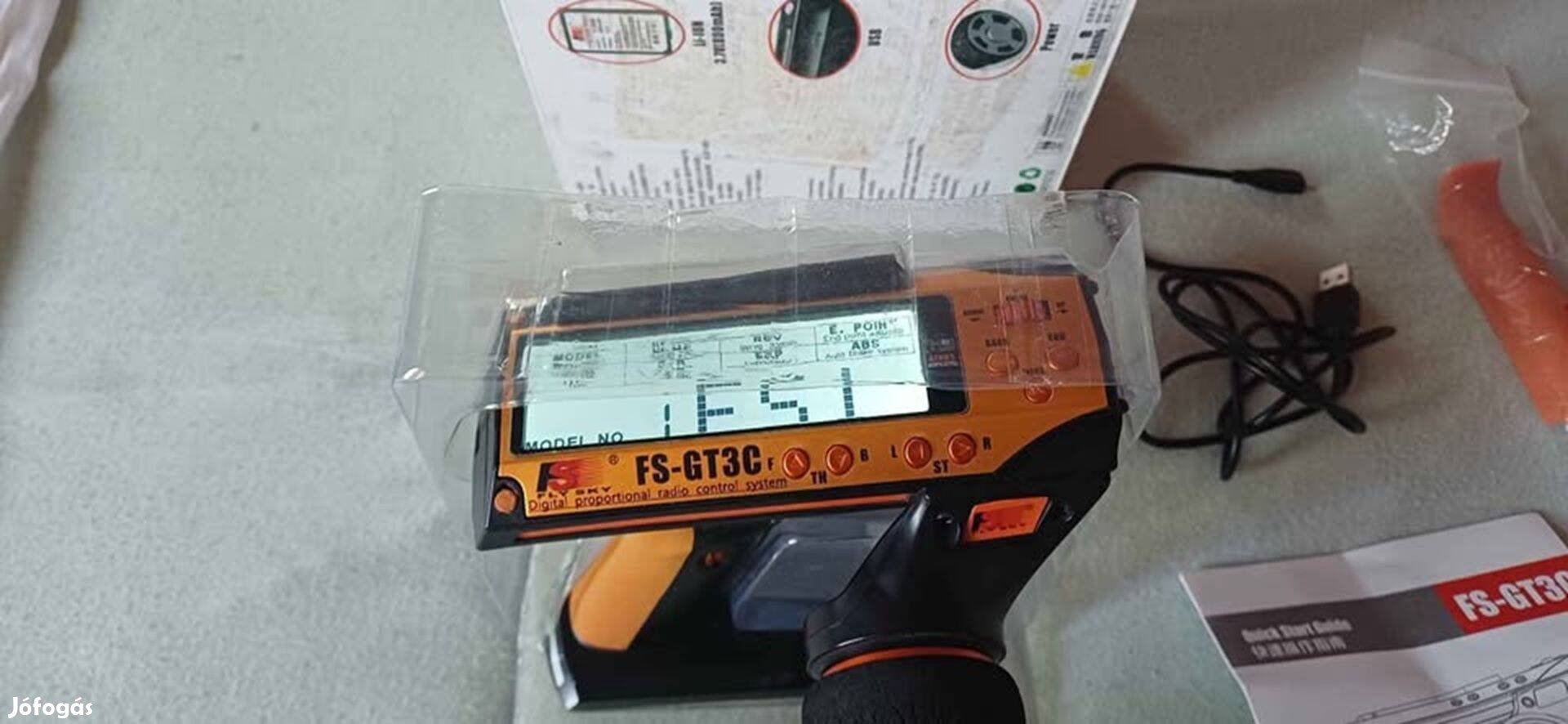 Eladó Flysky FS-GT3C távirányító, vevő nélkül 9OOO-FT