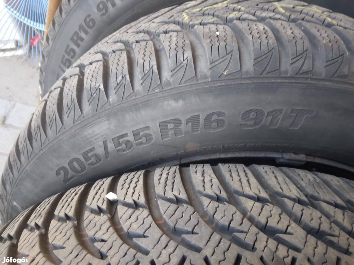 Eladó Ford Focus-ra való téli gumi garnitura 16"-os acélfelniken
