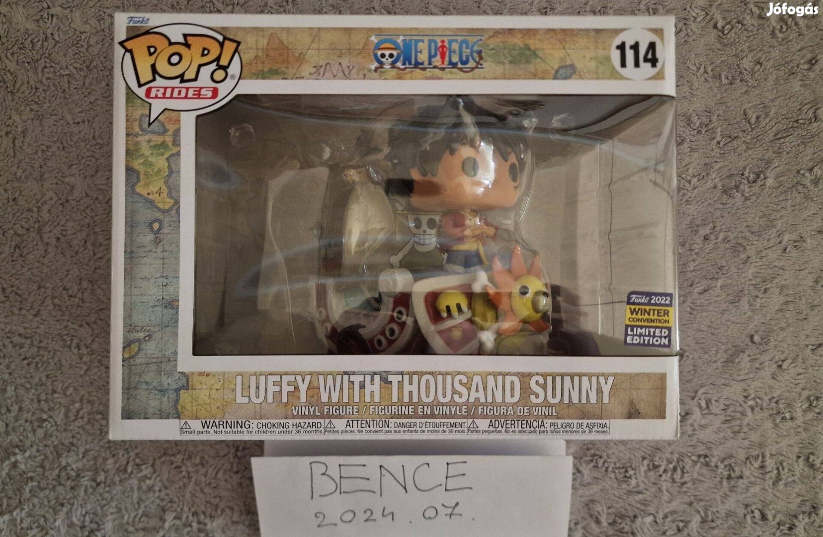 Eladó Funko POP! Luffy with Thousand Sunny figura