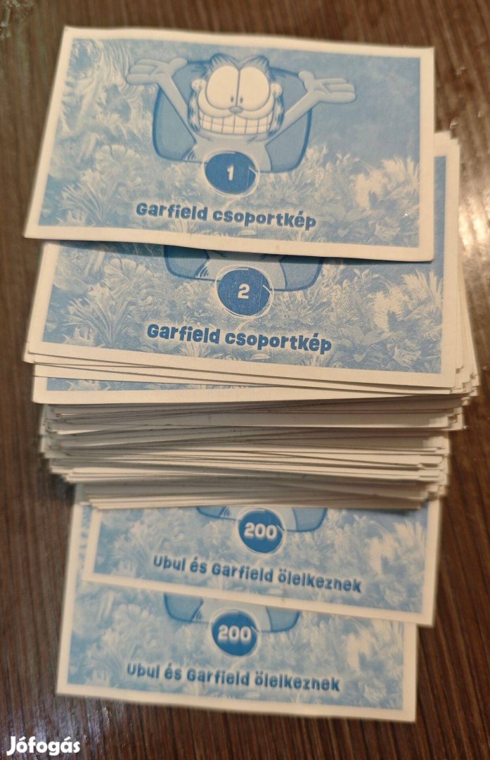 Eladó Garfield, Mentsük meg a bolygót matricák, Spar